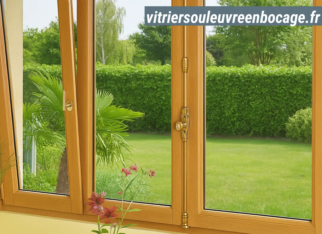 Installation de fenêtre en bois sur mesure Souleuvre en Bocage